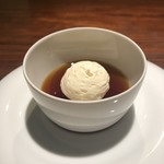 エニェ - マルティーニのジュレとペドロヒメネスのクリーム