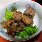 割烹 治郎兵衛 - 「天婦羅定食」「大鰻重定食」お通しの甘露煮