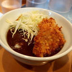 斗香庵 HIGASHI - カツカレー丼　390円