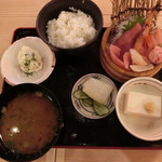 Mekikinoginji - 本日の刺身定食 1050円