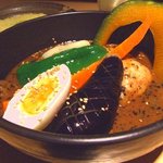 北郷魂 - チキンカレー。濃いめでパンチがある