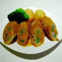麓屋 京王プラザホテル - 豚肉の彩り野菜巻き揚げ
