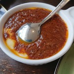 クロック - 別添えのチーズ入りカレー