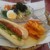 ロックガーデンカフェ - 料理写真:ホットドックのプレート