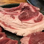 成吉思汗 大黒屋 - 厚切りラック 脂身多過ぎるよー そだねー...