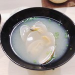 日本橋蛎殻町 すぎた - 2018.2.  浅蜊の味噌汁