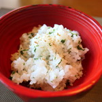 山ごぼう - せりのご飯