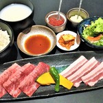 Sumibi Yakiniku Rishin - Wバラランチ