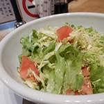 地酒BAR 山新 - 野菜サラダ　600円