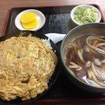 Inenoya - カツ丼＋うどん