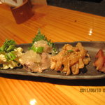 焼鶏処 田楽 - ○□凸凹三種？名前忘れました＾＾；