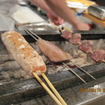 焼鶏処 田楽 - 店主JoKo氏が焼きます