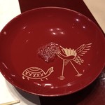 庭園の宿 石亭 - 食前酒：白鴻（呉・盛川酒造）