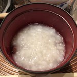 庭園の宿 石亭 - 小豆粥