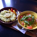 スプーンソング - ケーララ・フィッシュ・モーリー＋レモンライス(超ココナッツ)/1,300円