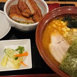 Yugawaya - 焼き味噌ラーメンAセット