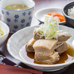 Kaidouno Akari Shunsakaba Yamamoto - 豚の角煮定食