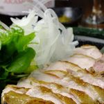鶏もも、むねの炭火焼き合い盛り