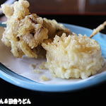 田舎うどん てつ - 天ぷら