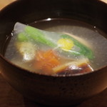 野趣 拓 - 胡麻豆腐の椀