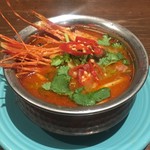 Red shrimp tom yum goong soup