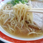 寒曳山パーキングエリア（上り線）スナックコーナー - 中細ストレート麺