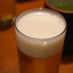 Tsukiji Sushi Sei - 生ビール（グラス）