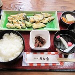 鰻料理　うな富 - しら焼き御膳。3700円