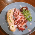 久遠の空 - タンカルビのグリル バナナ添え モレソース