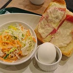 PRONTO - ハムチーズトーストセット　450円