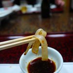 博多料亭 稚加榮 - 生姜醤油でいただきました