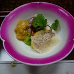 博多料亭 稚加榮 - タコと鯛の酢の物