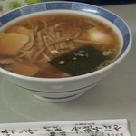 Teuchi Soba Funakoshi - 納豆ラーメン スープに納豆が沈んでしまってる(涙)