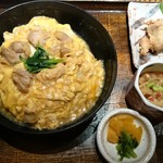 吹上舎 - 親子丼はかたセット