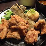 Fuudo - 鶏とごぼうの唐揚げおろしポン酢御膳 1,000円税抜