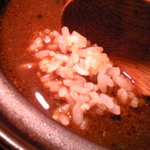 ３丁目のカレー屋さん  - 固めに炊かれたご飯と・・・