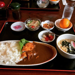 寿々木 - カツカレーセット  ¥800-