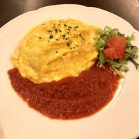 CINQ - サンク特製 タコライス風メキシカンオムライス(スープ、ドリンク付き)1000円