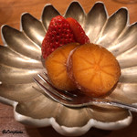 千陽 - イチゴと妙丹柿