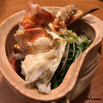 千陽 - たらば蟹と三関の芹