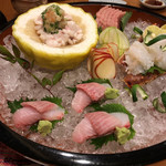 千陽 - 造りの盛込み