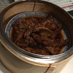 三茶酒家 香港バル213 - トリッパ豆鼓蒸し