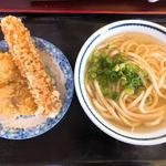 うどん 一福 - かけ 小  ¥220-  ちくわ天  ¥110-  とり天  ¥150-