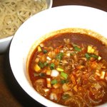 中華そば　えびすや - 香辣カレつけ麺　850円