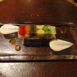 六雁 - 季節野菜の煮こごり