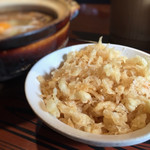 うどん処　元貴 - あげ玉はサービスです