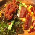 510HOT - [ランチ]タコライスとポークたまごの2食ボウル¥850