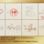 セアブラノ神 伏見剛力 - ｽﾀﾝﾌﾟｶｰﾄﾞ(裏) 