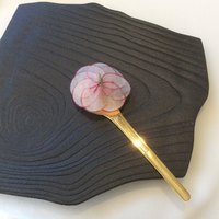 銀座 レストラン オザミ - ラディッシュ ー花