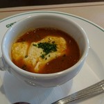 ガストーラ - オムレツ入り釧路産ズワイガニのビスク